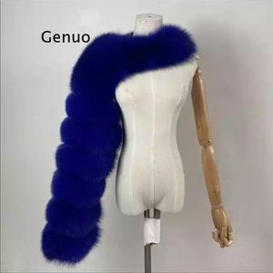 Beautiful single sleeve, genuine fox fur! Soft and sexy!